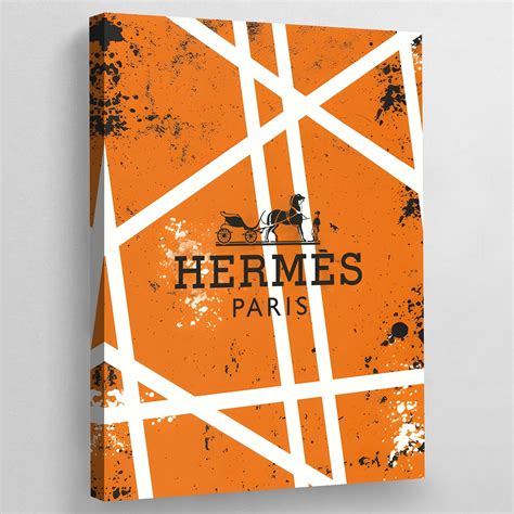 hermes canvas wall art